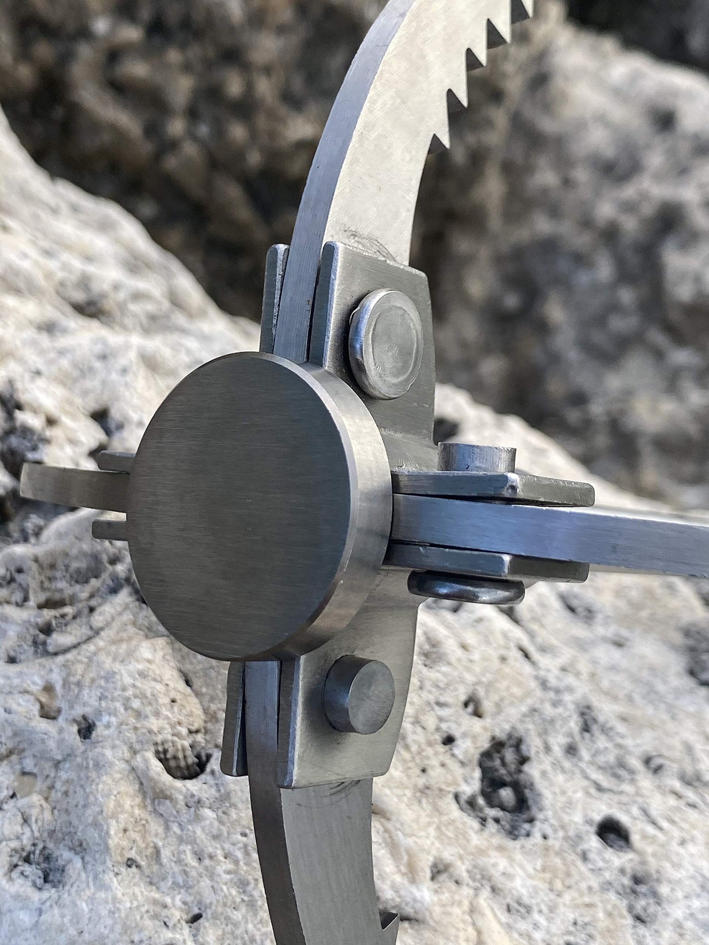 Grappling Hook with Rope 32ft. Set. 4-Claw Folding Durable Stainless Steel Compact Perfect for Outdoor Survival, Retrieval, Camping, Hiking, Tree Mountain, and Climbing