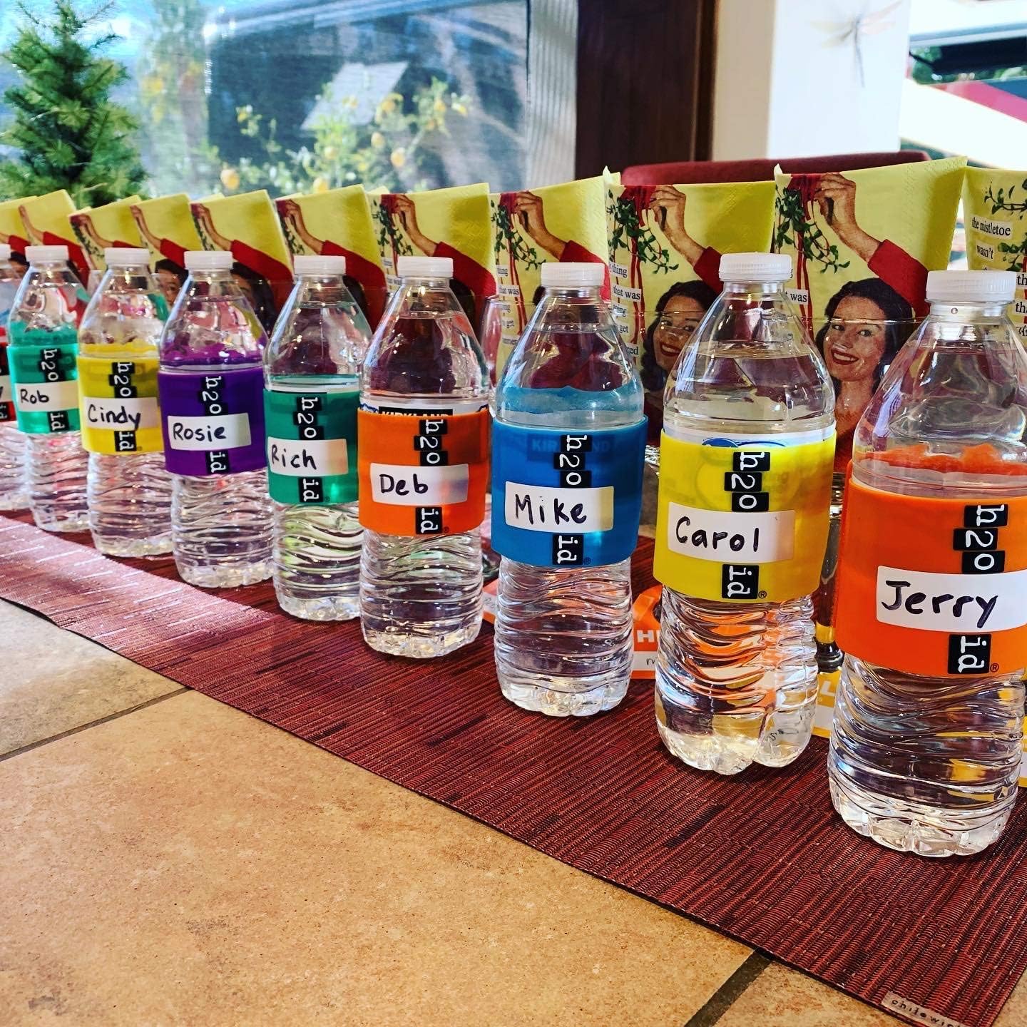 12 Band Party Pack Personalize and Label Drinks: Water Bottes, Reusable Bottles & Cups, a Drinking Glass, Beer, Cocktails