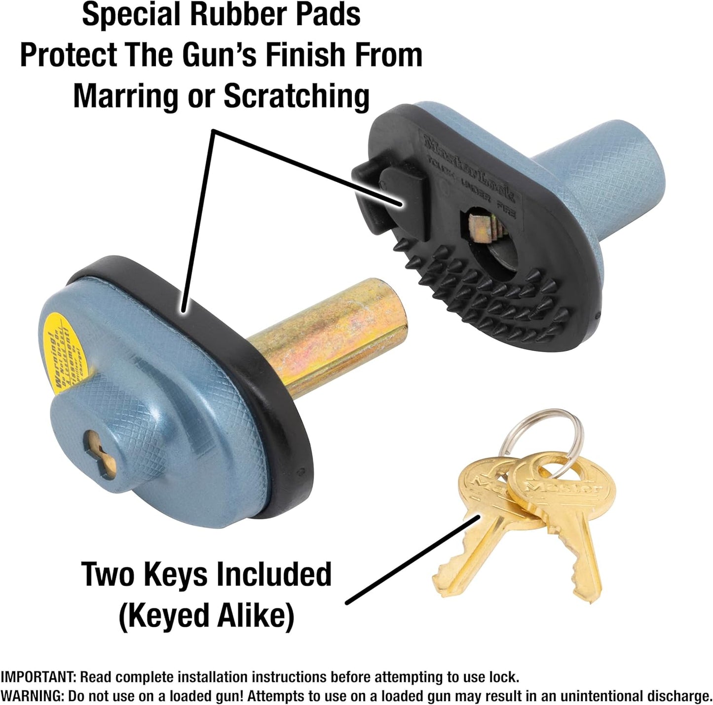 Master Lock 90DSPT Gun Trigger Lock with Key