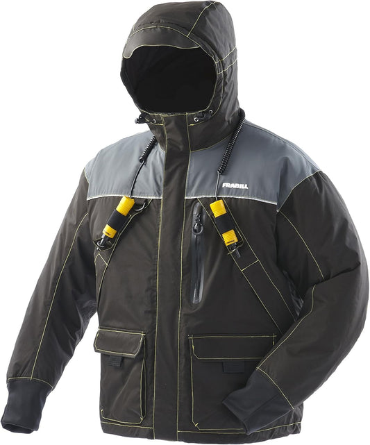 Frabill I-3 Jacket | High-Performance Winter Jacket Designed for Ice-Fishing | Includes Self-Rescue Ice Pick Set