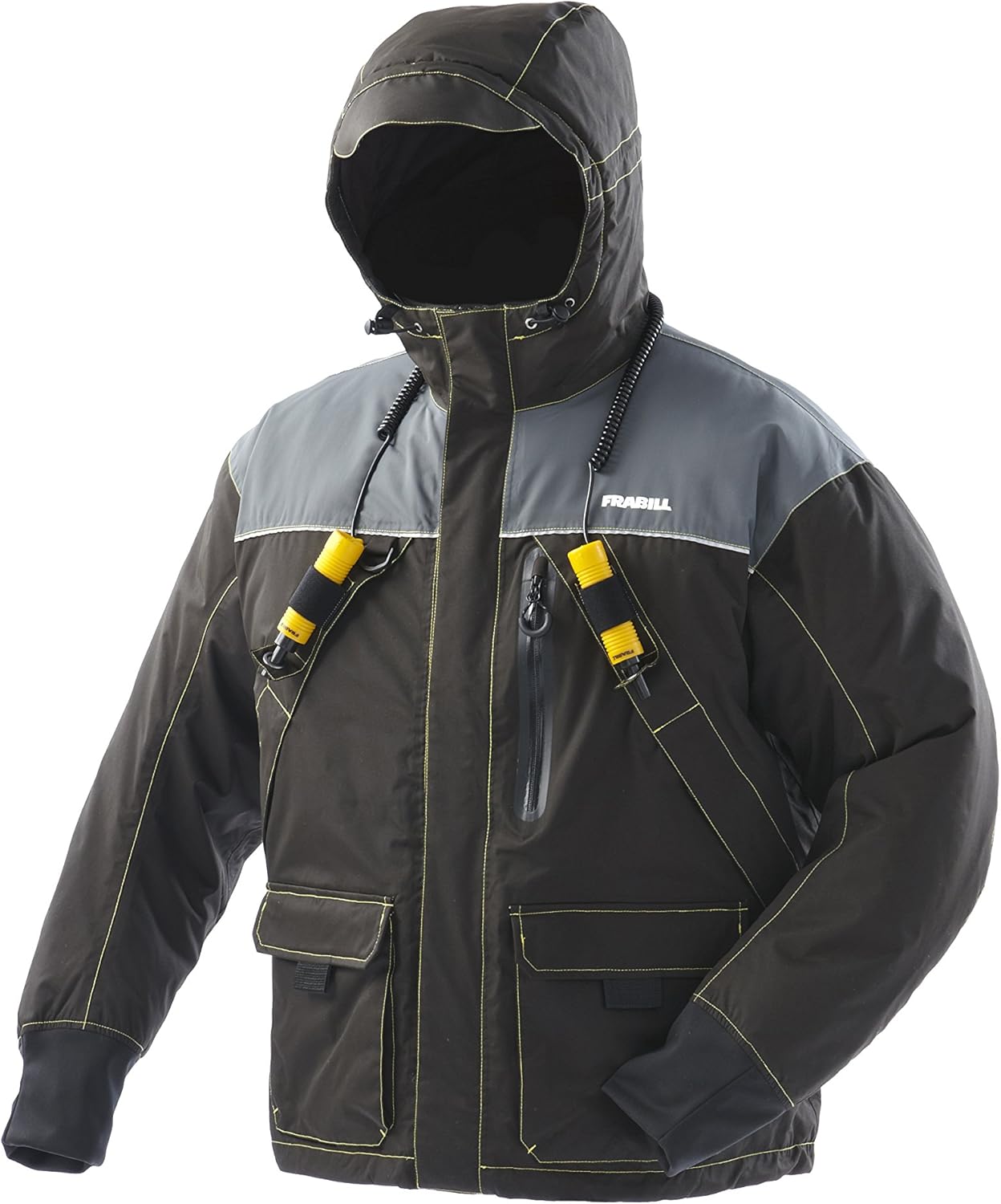 Frabill I-3 High-Performance Ice Fishing Jacket with Self-Rescue Ice Pick Set