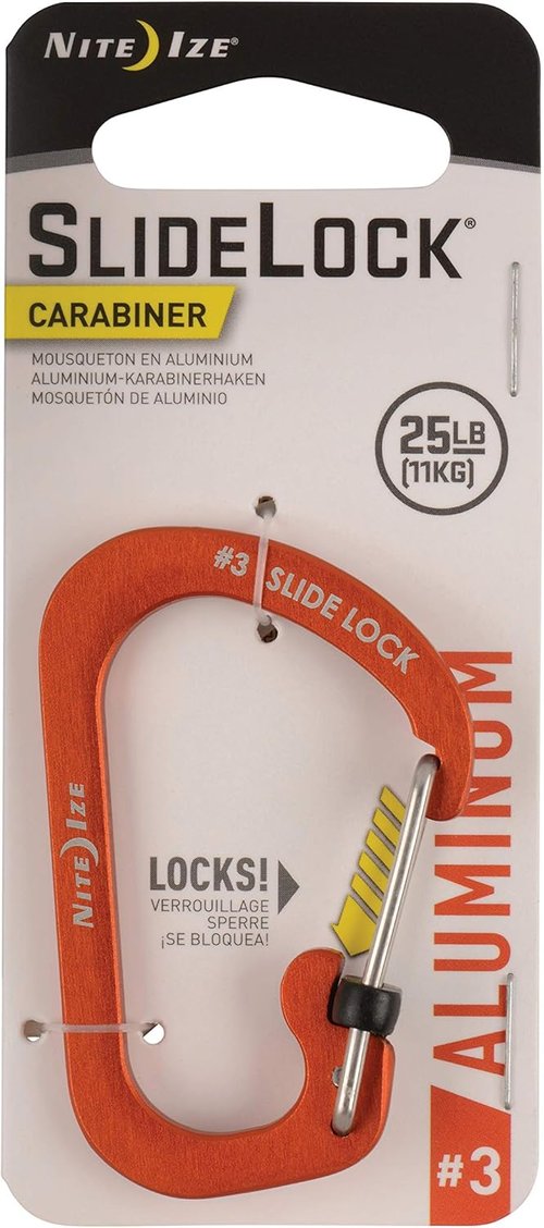 Carabiner SlideLock No3 Orange