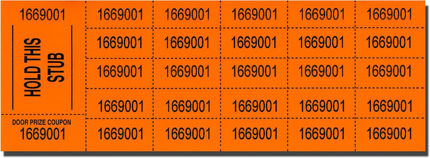 Auction Tickets - 500 Sheets (Blue)