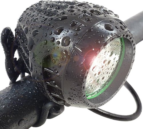 Bright Eyes Newly Upgraded and Fully Waterproof 1200 Lumen Rechargeable Mountain, Road Bike Headlight, 6400mAh Battery (Now 5+ Hours on Bright Beam). Free Diffuser Lens/TAILLIGHT