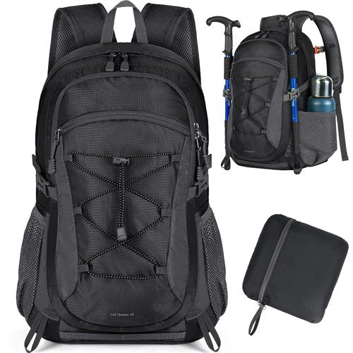 RAINSMORE Hiking Backpack 40L Waterproof Camping Lightweight Packable Backpack for Women Men Outdoor Travel Daypack