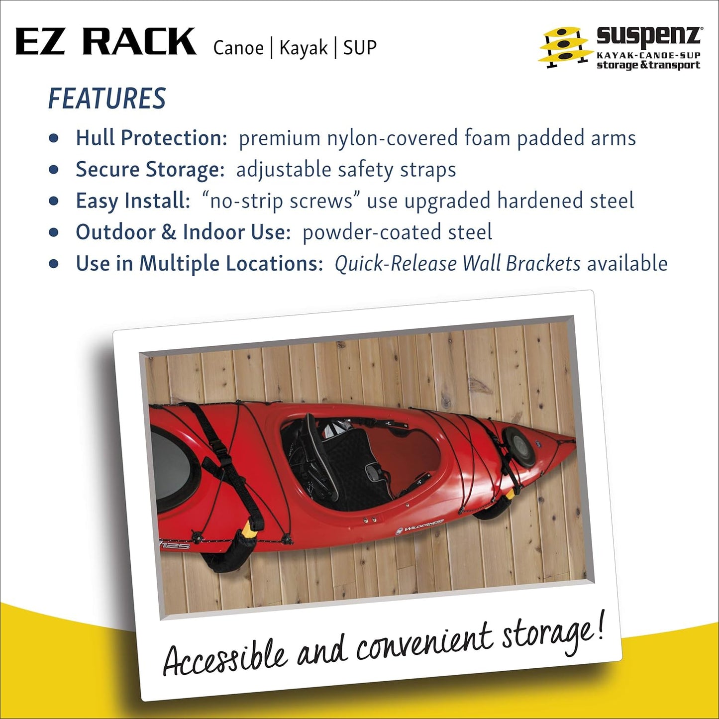 Suspenz EZ Kayak Rack