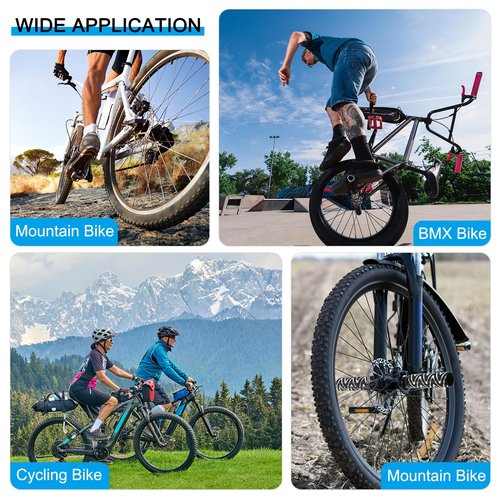 PATIKIL Aluminum Alloy S-Shape Bike Pegs Fit 3/8 inch Axles, 4 Pack Anti-Skid Lead Foot Bicycle Pegs Back Seat Stands for BMX Mountain Bike Cycling Rear Stunt Pegs, Purple
