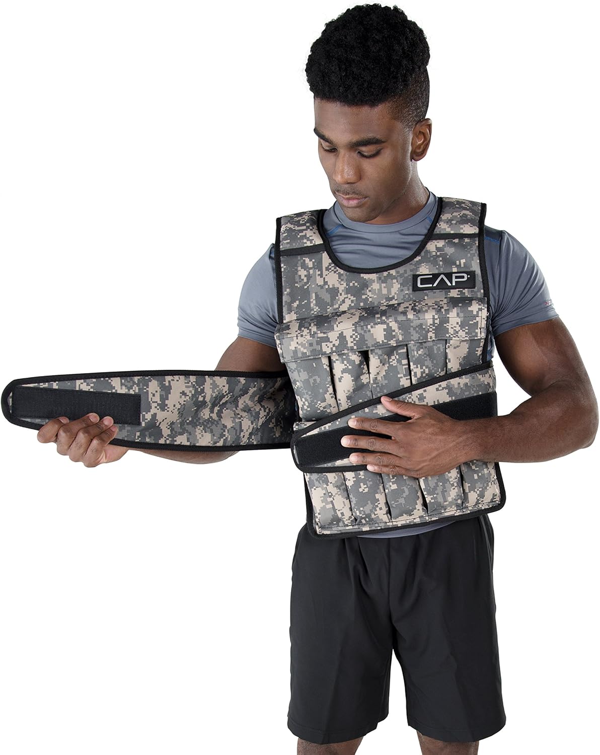 Adjustable Weighted Vest by CAP Barbell | Custom Fit for Enhanced Workouts