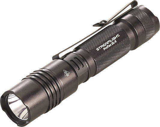 Streamlight 88082 ProTac 2L-X USB 500-Lumen 6800 Candela EDC High Performance Multi-Fuel Tactical Rechargeable Flashlight, Includes USB Cable, Holster, Clip, Retail Clear Packaging, Black