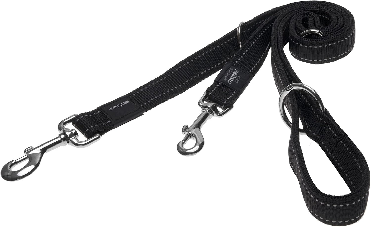 Rogz Utility Multi Purpose Lead, 20 mm x 1.8 m, Large, Black