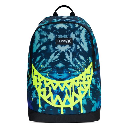 Hurley Men's Graphic Backpack, Blue Lazer/Black, One Size