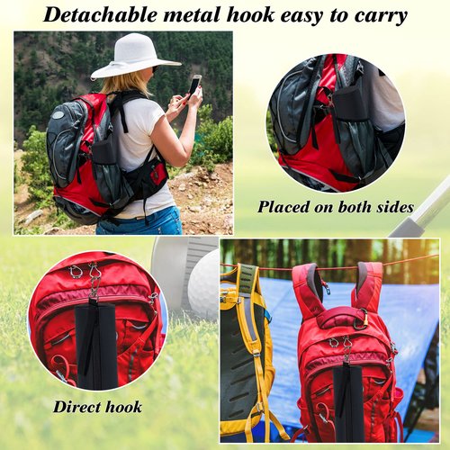 LUCKIPLUS Insulated Golf Cooler Bag 2 Pack Small Portable Camping Cooler Case Unisex Soft Compact Beer Sleeve for Drinks Bottled Water for Daily Work Travel Hiking