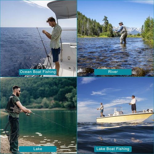 SMMYMGF Topwater Fishing Lures with Rotating Tail, Freshwater and Saltwater Hard baits kit for Bass Catfish Pike Perch etc.
