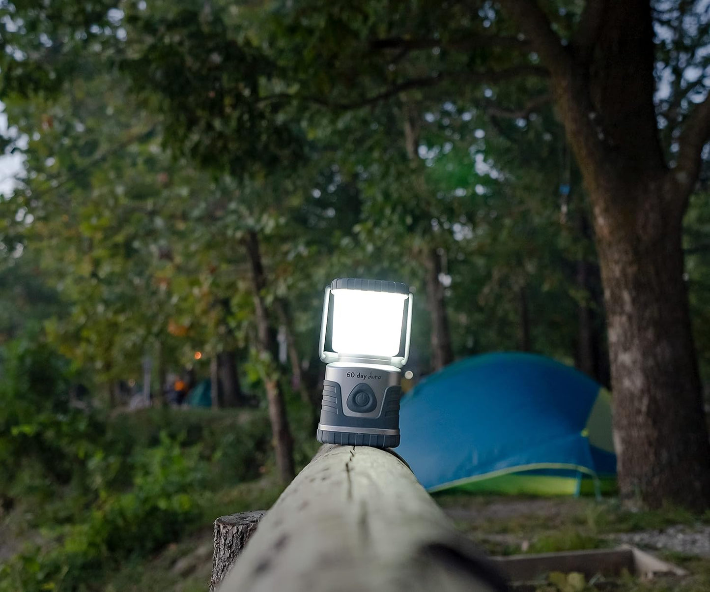 60-Day Duro LED Portable Lantern - 1200 Lumen, Lifetime Bulbs, Ideal for Camping & Emergencies