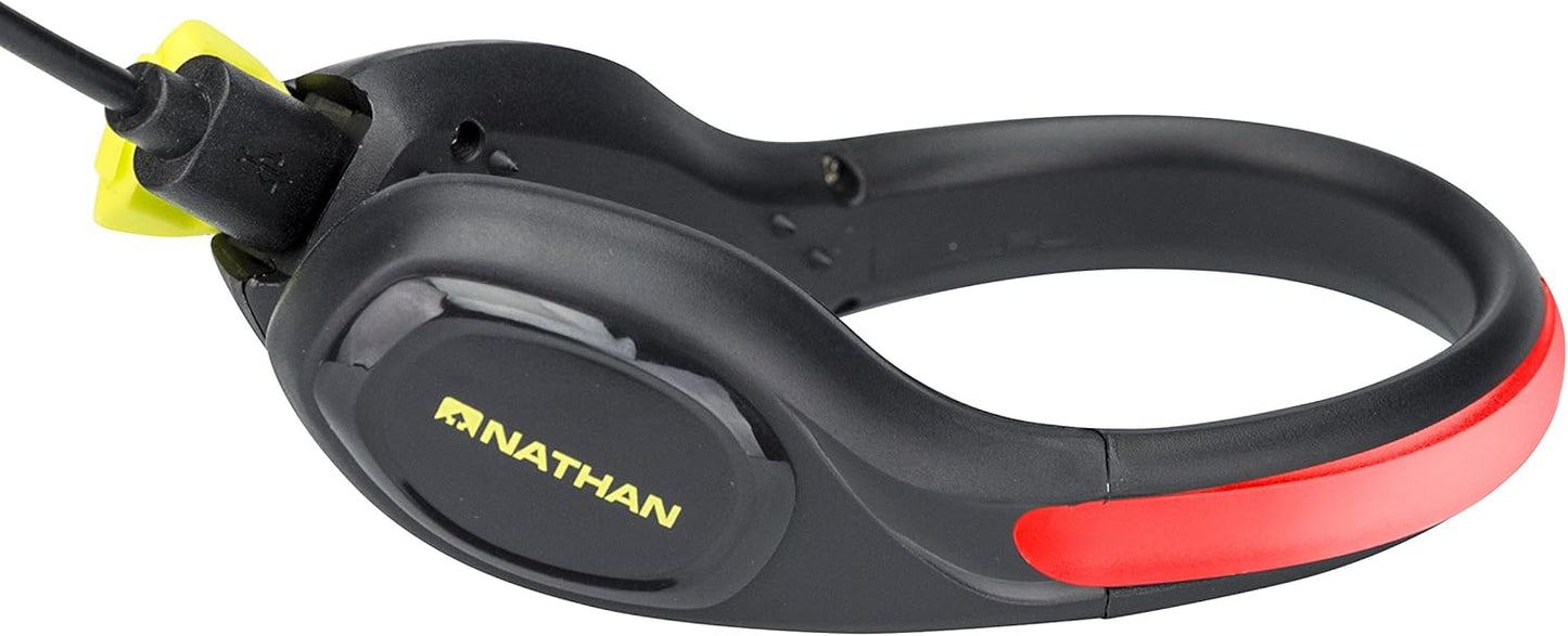 Nathan LightSpur RX LED Heel Spur, Black/Safety Yellow