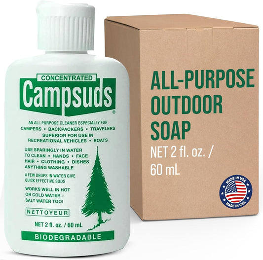 Sierra Dawn Outdoor Soap - Premium Biodegradable Camping & Backpacking Essential - All-Purpose Natural Soap for Dishes, Clothes & Personal Care - Trusted by Outdoor Enthusiasts, 16 Ounce