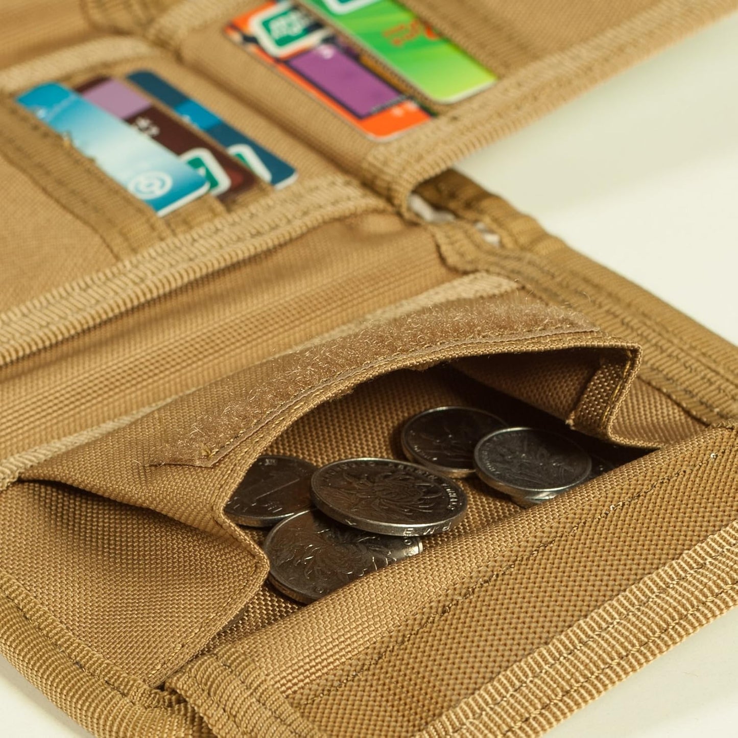 RFID Blocking Micro Wallet - Seibertron Tactical 2.0 Cash Purse for Gear