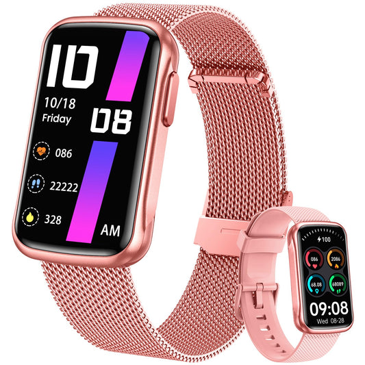 Fitness Tracker Smart Watch for Women: Health Activity Trackers with Heart Rate Blood Oxygen Sleep Monitor Step Counter Sport 1.47" Touchscreen IP68 Waterproof Smartwatch Compatible Android iOS