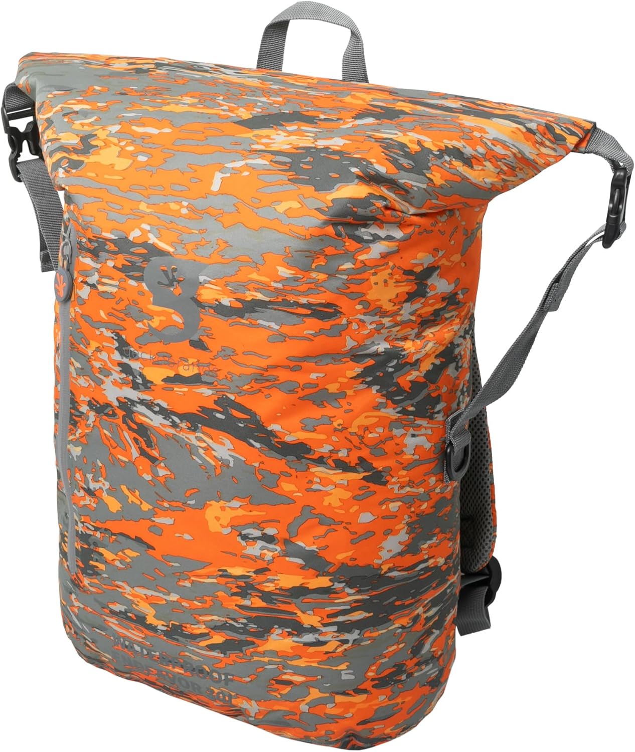 geckobrands Lightweight 30L Waterproof Backpack - Lightweight Watertight Outdoor Bag Hiking Traveling Light Water Activities