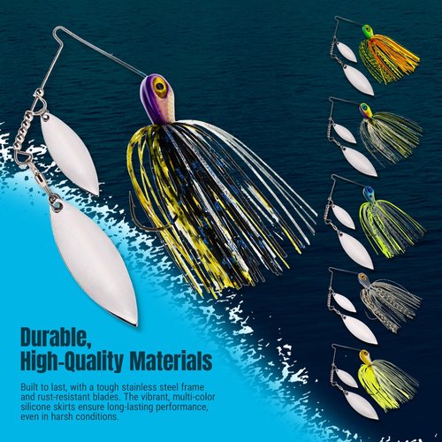 Reaction Tackle Spinner Bait - 1/4oz - Killer (Pack of 3)