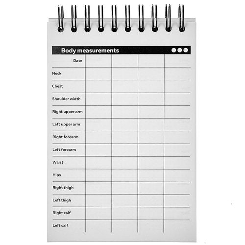 Gym Journal by ProFit – 128 Workouts, A6 (4 x 6 inches), 140 Pages, Wire-bound - Exercise Log Book Designed by Professionals to Get Things Done – Easy to Use Fitness Planner