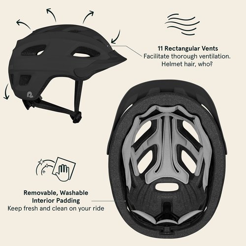Kryptonite Keeper Bike U-Lock Standard with Braided Steel Cable + Retrospec Lennon Bike Helmet