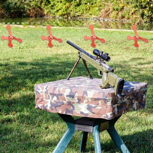 Outran Steel Auto Reset Walking Metal Shooting Target for Airgun Hunting Training, Airsoft Rimfire Pellet BB Gun Pistol