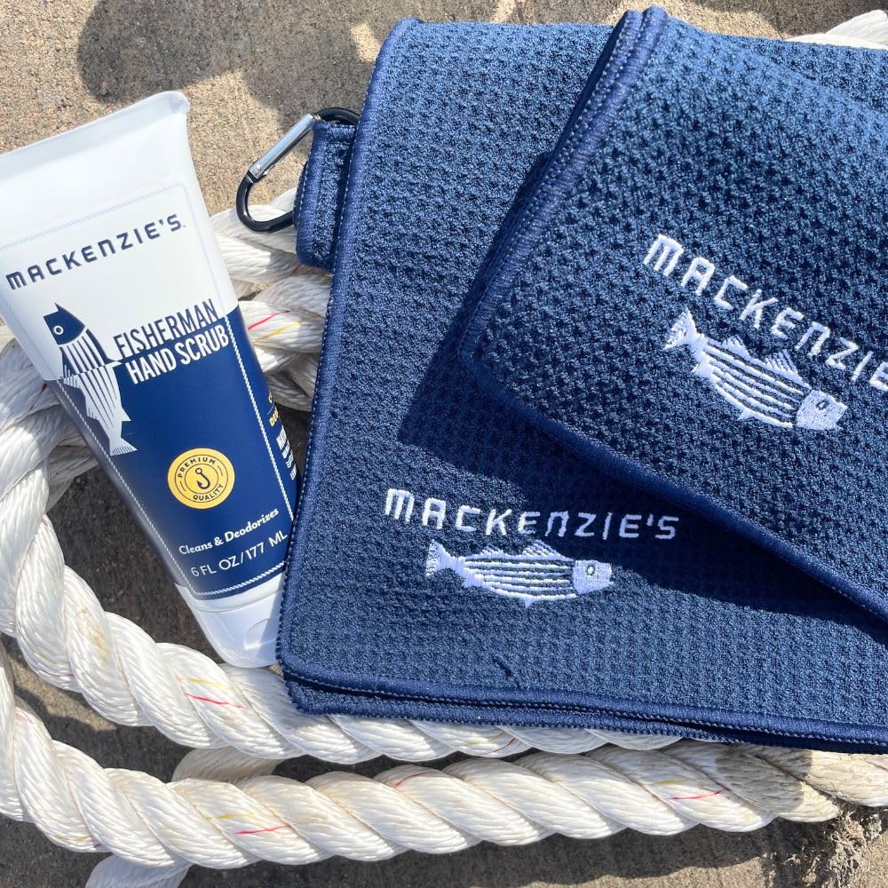 MacKenzie's Fisherman Hand Scrub - Father's Day - Gifts for Men - Gifts for Fisherman - Gifts for Cooks - Gifts for Gardeners - Hand Cleanser - Hand Deodorizer - Proudly Made in the USA - 6 oz