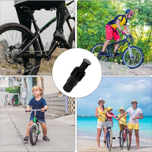 Bicycle Crank Puller, Crank Arm Puller Bike Crank Removal Tool Crankset Puller Tool Crank Remover for Bicycle Repair and Maintenance (Black)