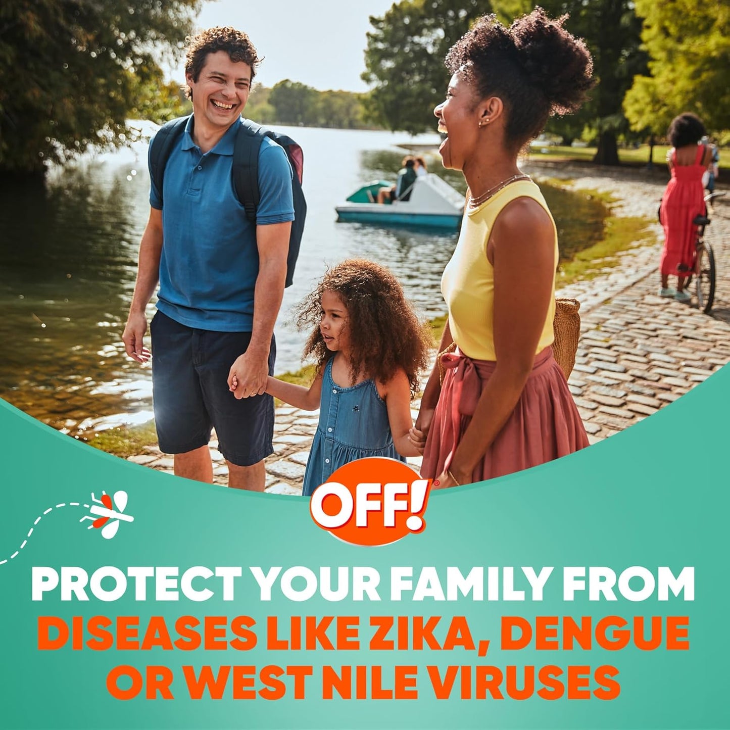 OFF! Family Care Mosquito, Tick, and Insect Repellent, Bug Spray Containing 15% DEET, Protects Against Mosquitoes, 4 Oz, 2 Count