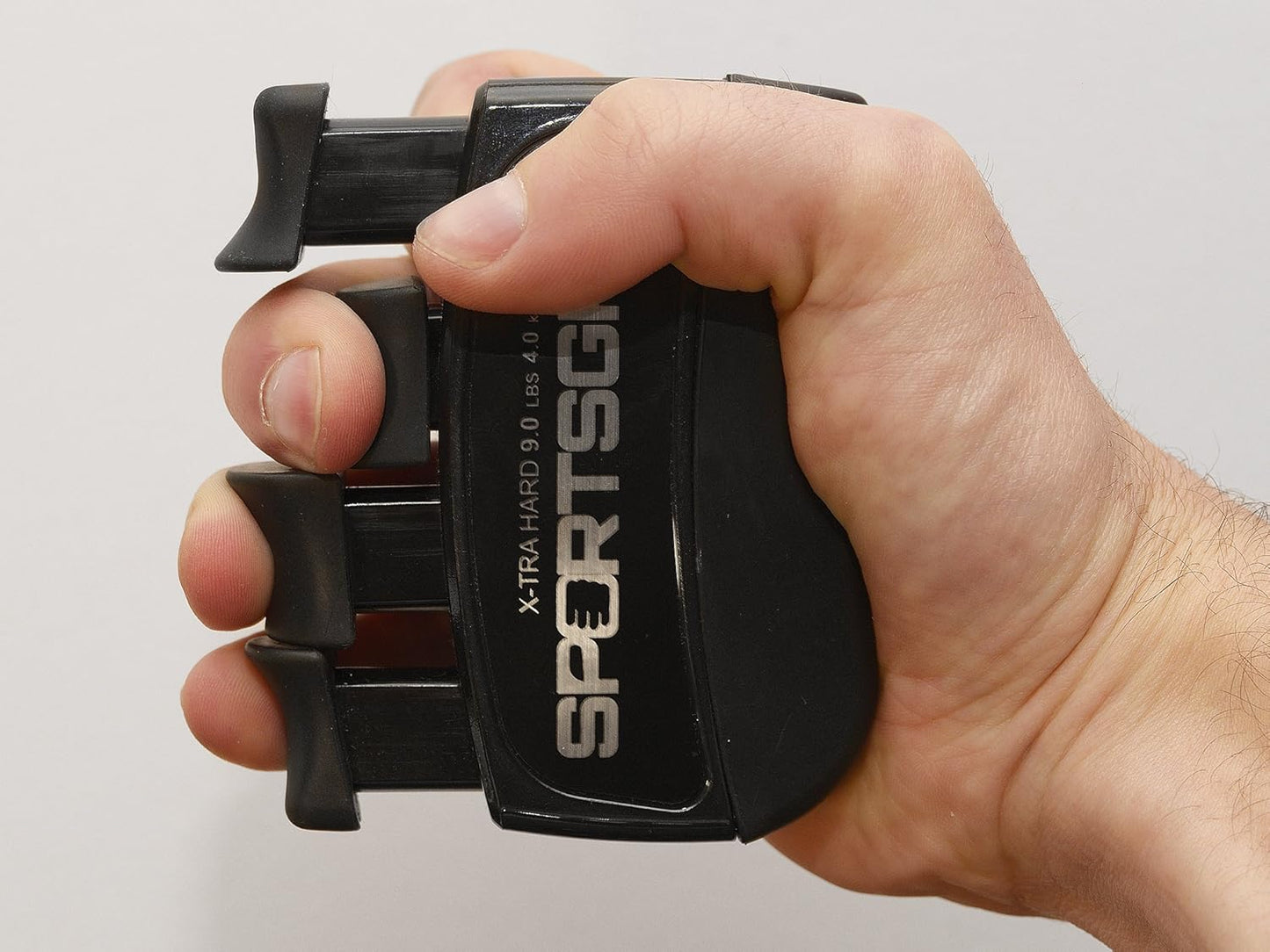 XTRA Hard Hand and Finger Exerciser - 9lbs Ergonomic Grip Strengthener for Athletes