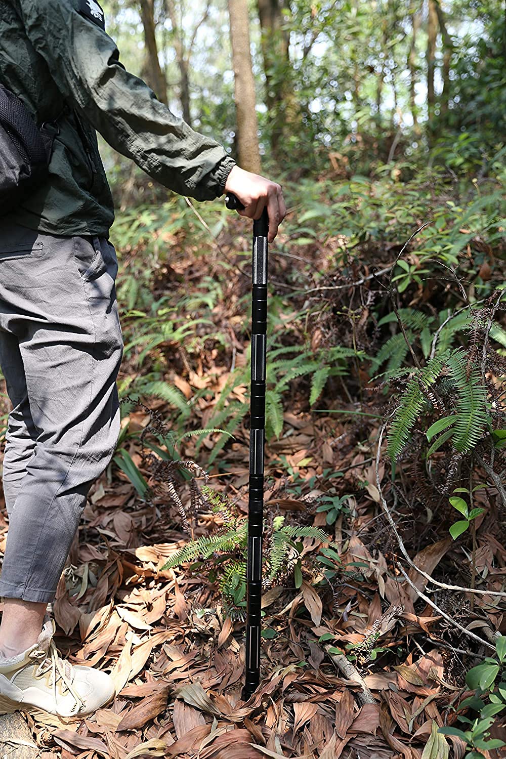 aiGear Premium Walking Hiking Stick and CNC Machined Ext Section