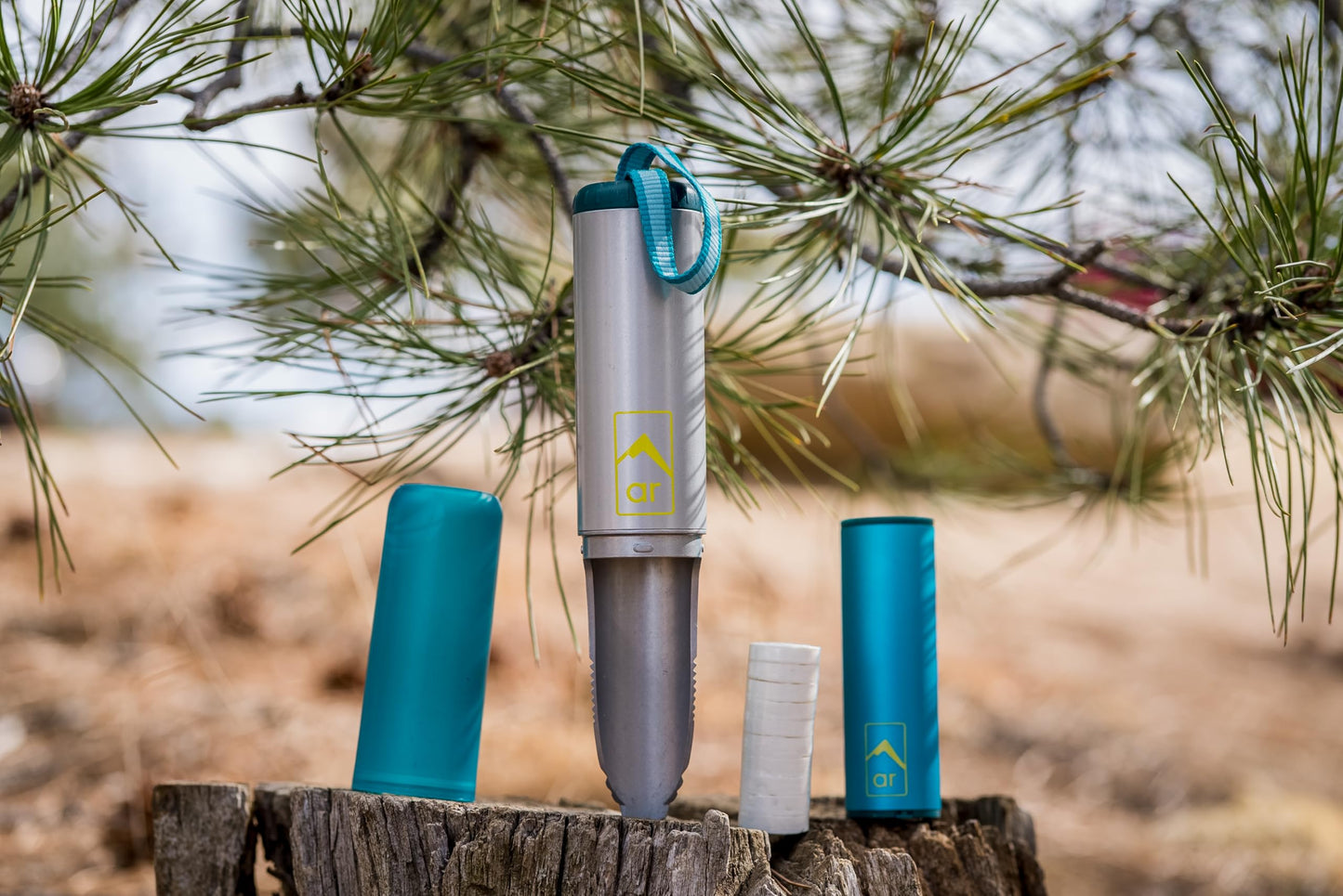 Adventure Ready Backpacking Trowel Toilet Kit - Includes Aluminum Camping Shovel, Toilet Paper, Packout Bags, Soap Flakes & Compressed Towelettes