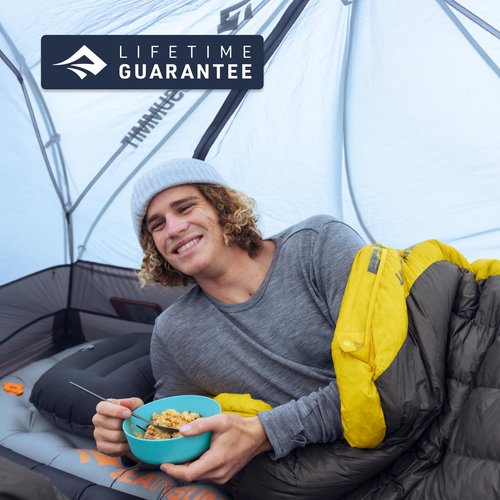 Sea to Summit Passage 1-Person Camping Dinnerware Set, Bowl, Cup, Utensils, Spicy Orange