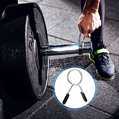 simarro Weight Clips for Bars, 8pcs 1 Inch Barbell Clamps Stainless Steel Weight Bar Clamps Barbell Collars Fitness Bar Clips Weight Bar Clamps for Weightlifting Strength Training Working Out