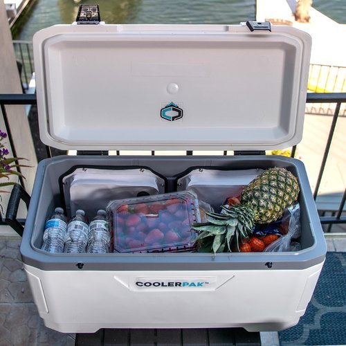 CoolerPak 7lb Refillable Reusable Ice Pack – Stays Cold for Days – Non-Toxic, Leakproof, and Suitable for Potable Drinking Water and Cold Plunge – Built Tough, Rolls Up for Easy Storage