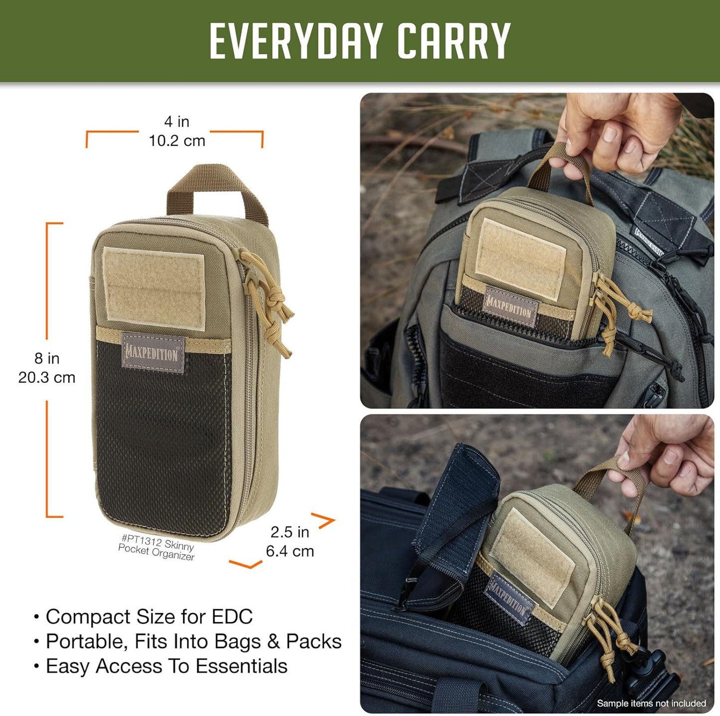 MAXPEDITION Skinny Pocket Organizer