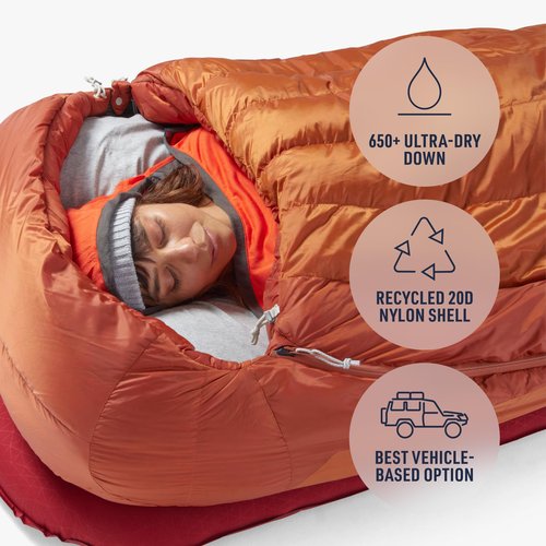 Sea to Summit Basecamp Down Sleeping Bag, 15-Degree, Regular