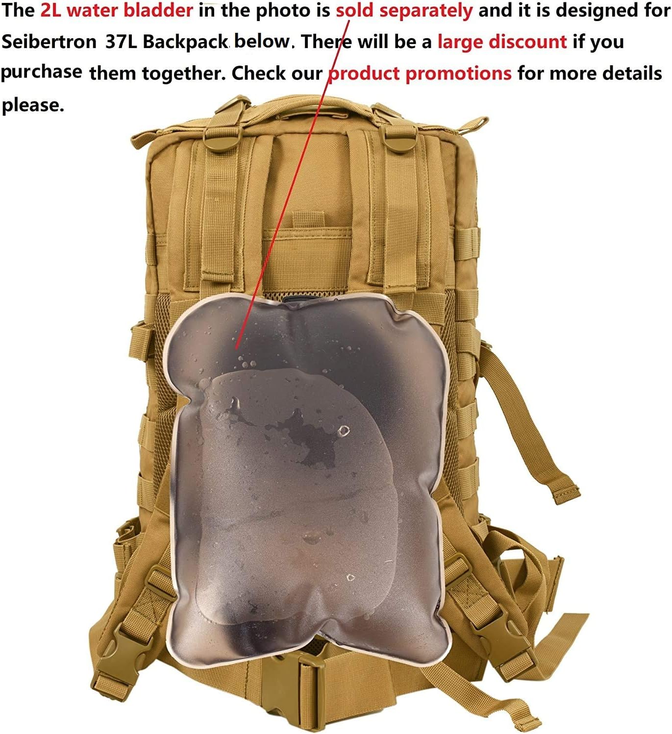 Waterproof Tactical Leg Bag for Hiking & Airsoft - Seibertron Black Utility Pouch