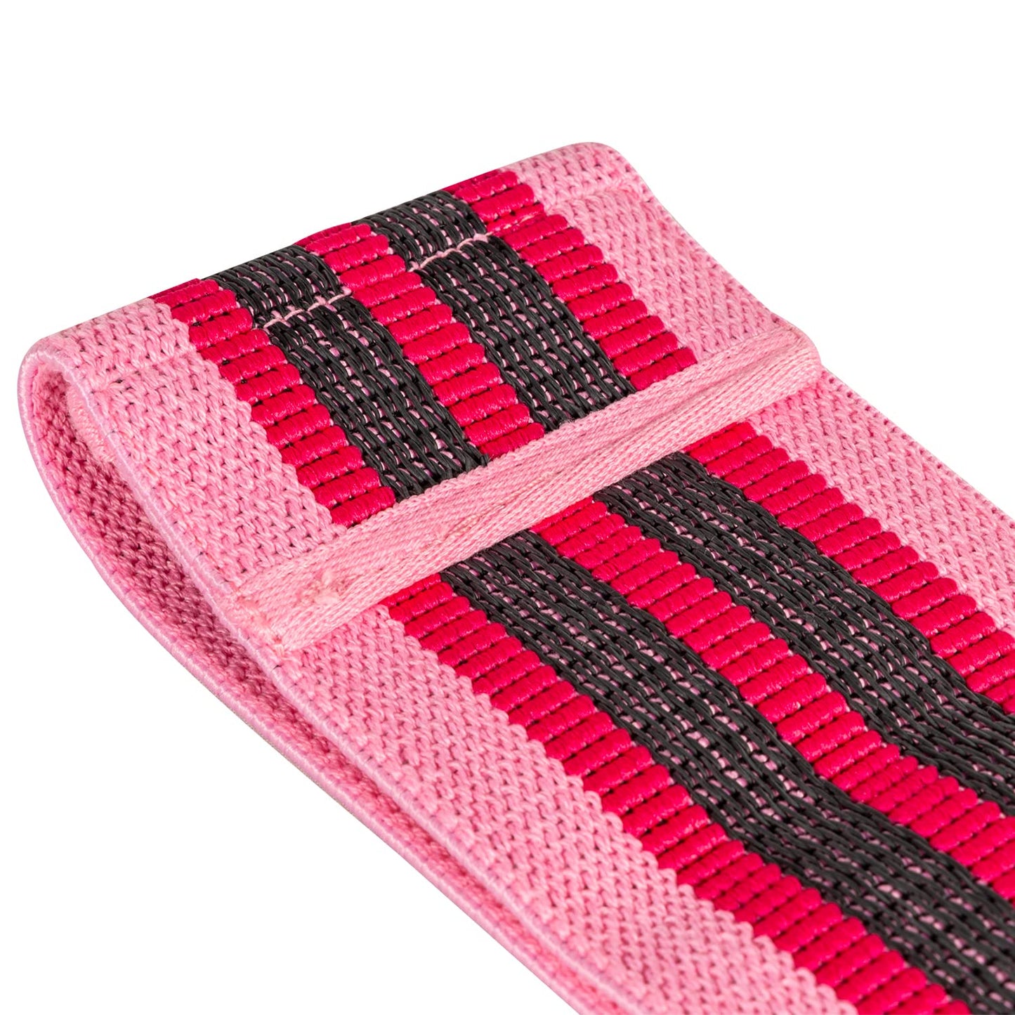 Serious Steel Fitness Hip and Glute Activation Band, for Squat, Deadlift & Warm-Ups (Pink (Non-Slip - 13" Medium))
