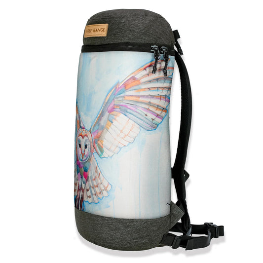 Free Range 25L Backpack for Hiking, Skiing & Daily Commute with Removable Waistbelt & Adjustable Sternum Strap (Barn Owl)
