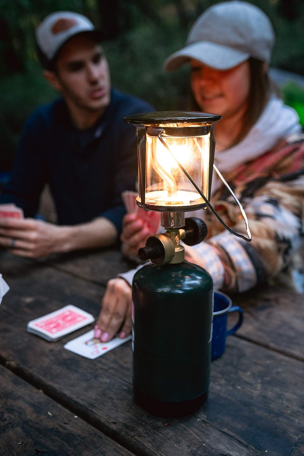 Stansport Compact Single Mantle Propane Lantern (172), Black
