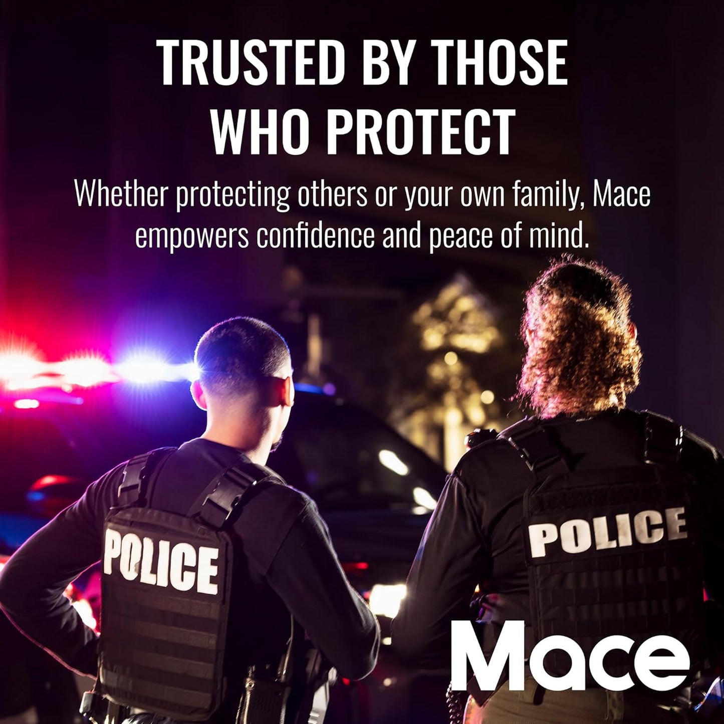 Rechargeable Mace Stun Gun for Self Defense - High Voltage with Bright LED Light