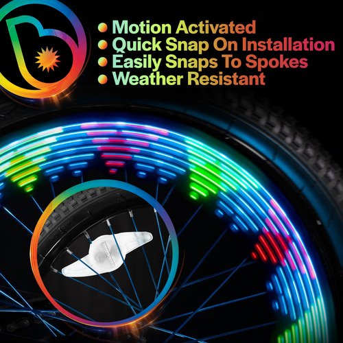 Brightz LED Bike Spoke Pattern Light, 34650