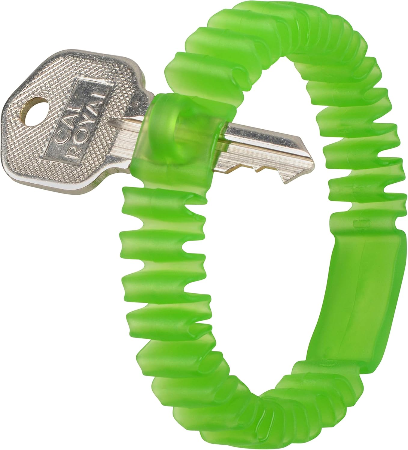 Nite Ize KWB-03-R6 Key Band-It, Stretch Wristband Key Chain With S-Biner Clip, Blue