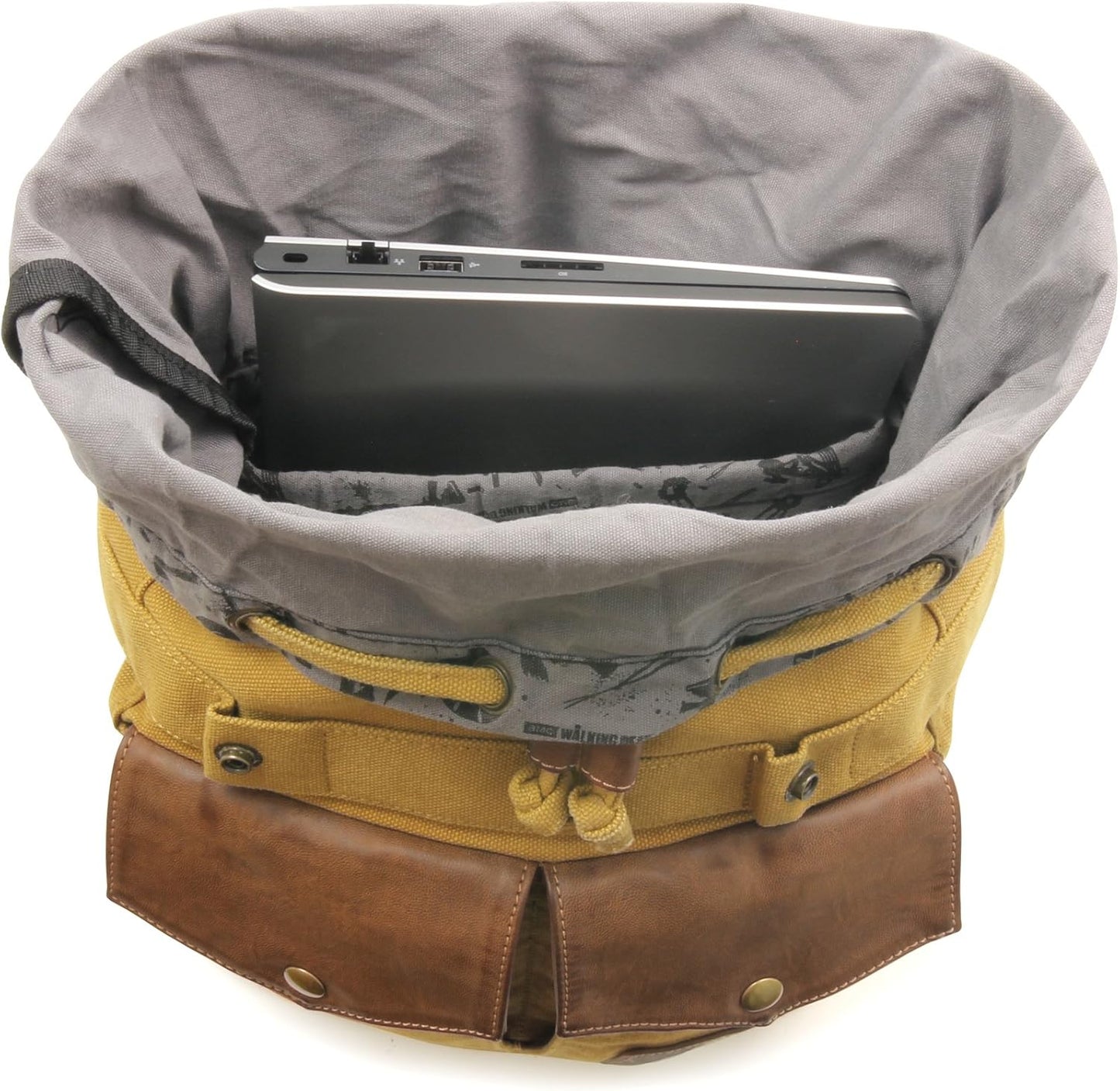 Rick Grimes Sheriff Backpack - The Walking Dead Brown Bag for Fans