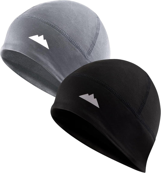 Tough Headwear Skull Cap for Men - Beanie Hats - Skully Beanie Cap - Cooling Skull Caps for Men Locs Sweat Dreads Running