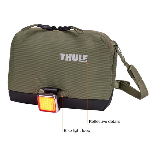 Thule Paramount Crossbody 2L - Crossbody for Women and Men - Travel Bag Carries Phone, Wallet, Keys and More, Soft Green