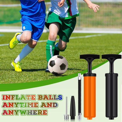 WILLBOND Ball Air Pump Bulk with Needle for Sports Balls Operation Christmas Hand Pump Portable Kit Extension Hose for Balls Basketball Soccer Christmas Volleyball Gifts(24 Sets)