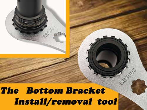 ROTATE TOOLS Bike Bicycle tools RT-40BB Bottom Bracket Wrench - Bottom Bracket Tool - Compatible with BB9000, BB-R9100 and BB93